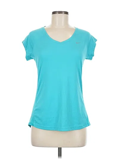 Pre-owned Nike Active T-shirt In Blue