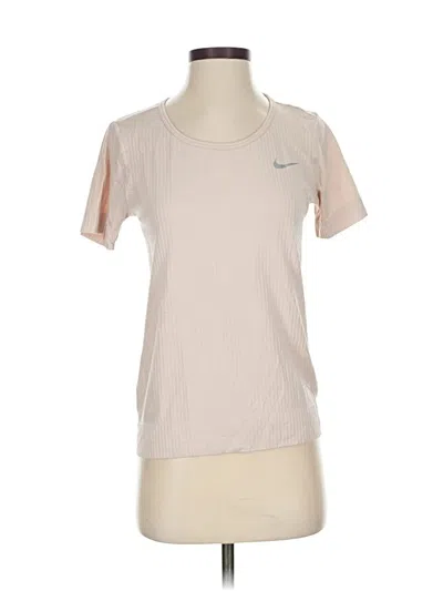 Pre-owned Nike Active T-shirt In Brown
