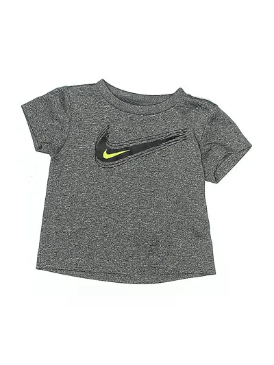 Pre-owned Nike Kids' Active T-shirt In Gray
