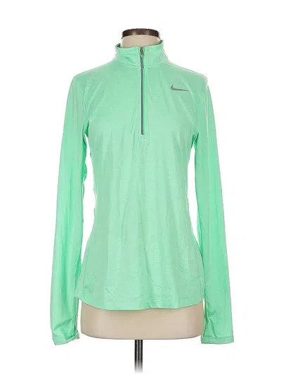 Pre-owned Nike Active T-shirt In Green