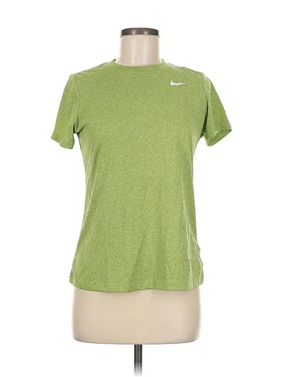 Pre-owned Nike Active T-shirt In Green