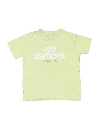 Pre-owned Nike Kids' Active T-shirt In Green