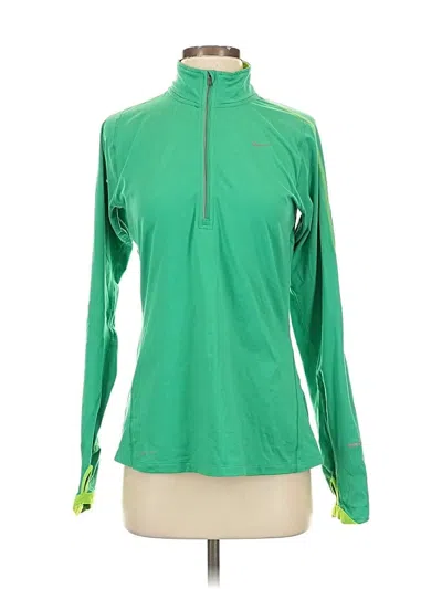 Pre-owned Nike Active T-shirt In Green