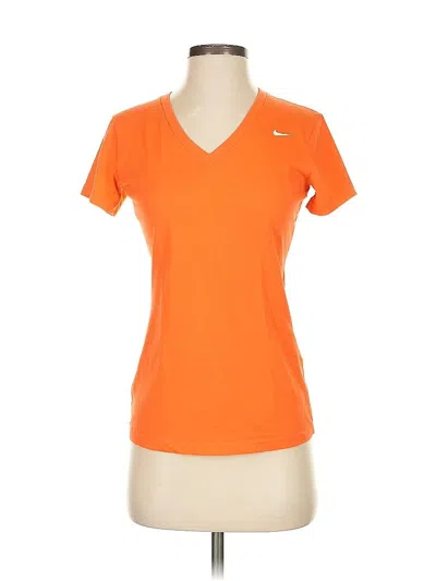 Pre-owned Nike Active T-shirt In Orange