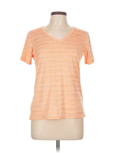 Pre-owned Nike Active T-shirt In Orange