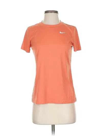 Pre-owned Nike Active T-shirt In Orange