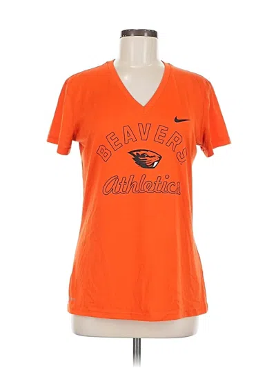 Pre-owned Nike Active T-shirt In Orange