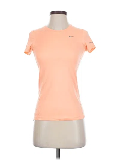 Pre-owned Nike Active T-shirt In Orange
