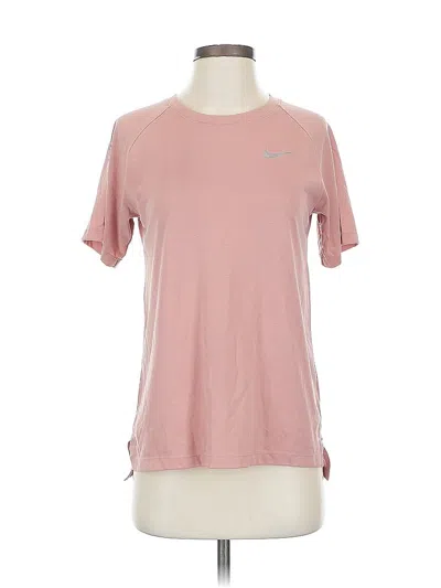 Pre-owned Nike Active T-shirt In Pink