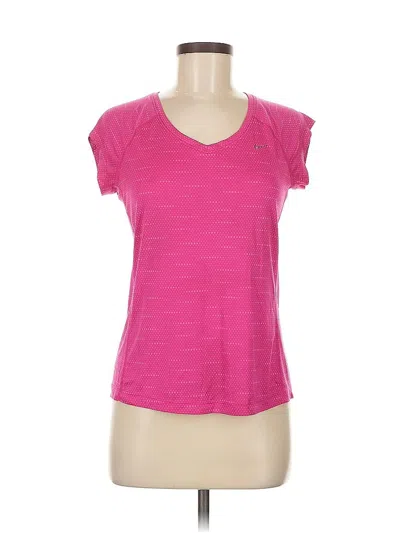 Pre-owned Nike Active T-shirt In Pink