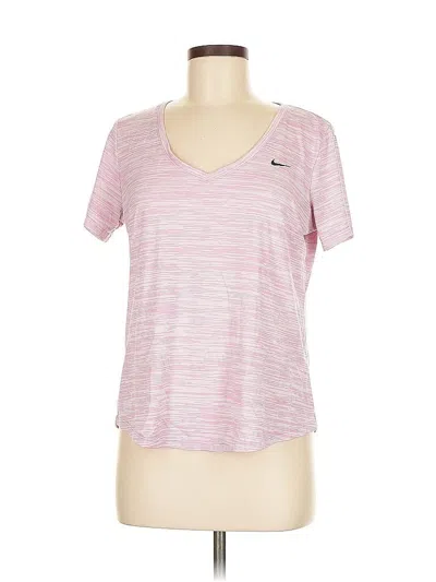 Pre-owned Nike Active T-shirt In Pink