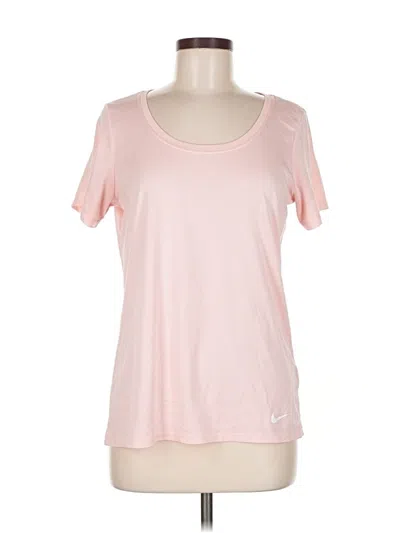 Pre-owned Nike Active T-shirt In Pink