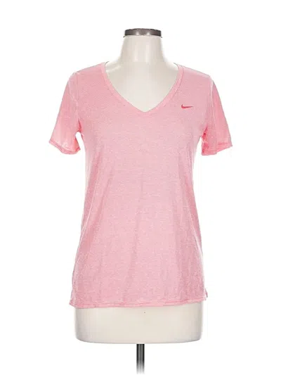 Pre-owned Nike Active T-shirt In Pink