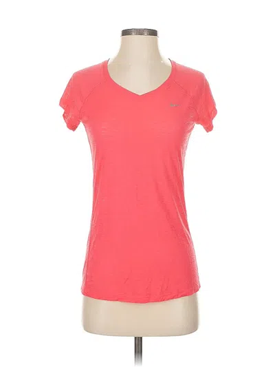 Pre-owned Nike Active T-shirt In Pink