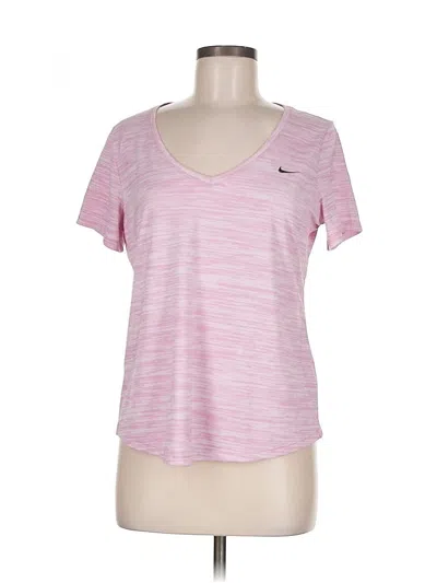 Pre-owned Nike Active T-shirt In Pink