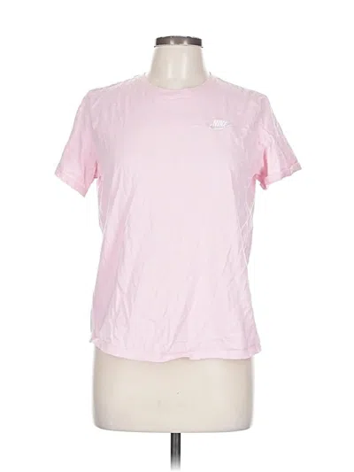 Pre-owned Nike Active T-shirt In Pink