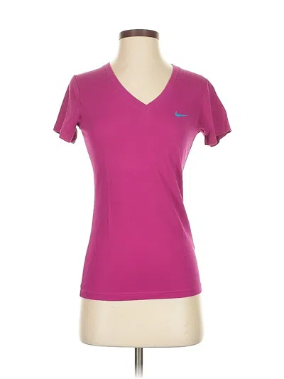 Pre-owned Nike Active T-shirt In Purple