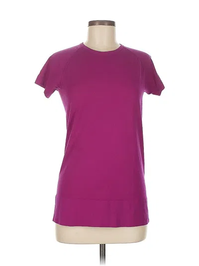 Pre-owned Nike Active T-shirt In Purple