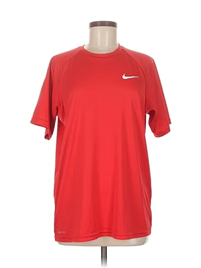 Pre-owned Nike Active T-shirt In Red