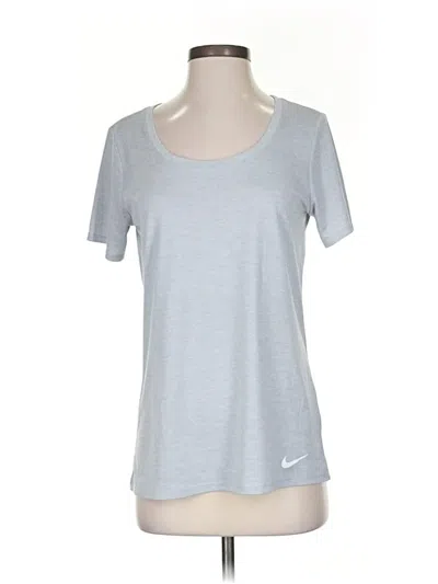 Pre-owned Nike Active T-shirt In Silver