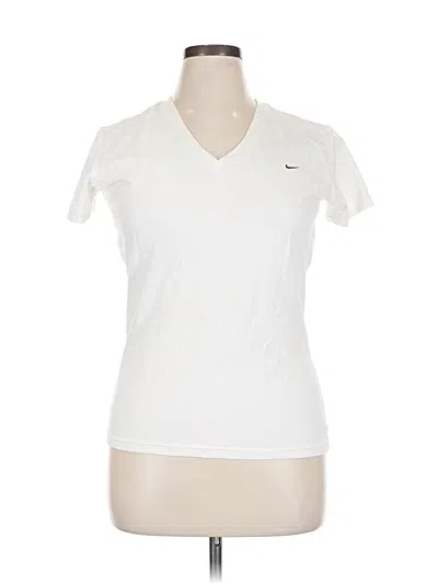 Pre-owned Nike Active T-shirt In White