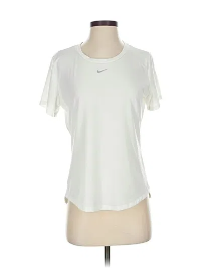 Pre-owned Nike Active T-shirt In White
