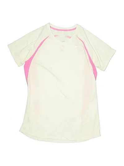 Pre-owned Nike Kids' Active T-shirt In White