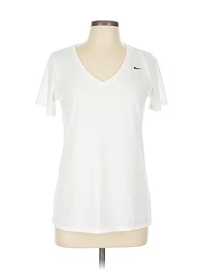 Pre-owned Nike Active T-shirt In White