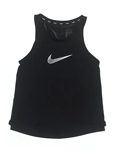 Pre-owned Nike Kids' Active Tank Top In Black