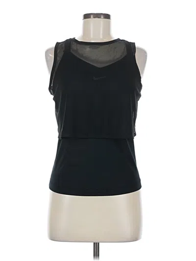 Pre-owned Nike Active Tank Top In Black