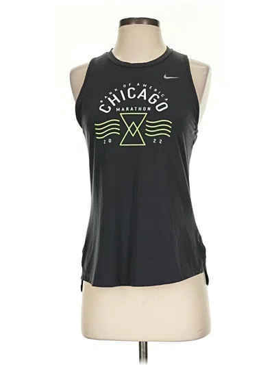 Pre-owned Nike Active Tank Top In Black