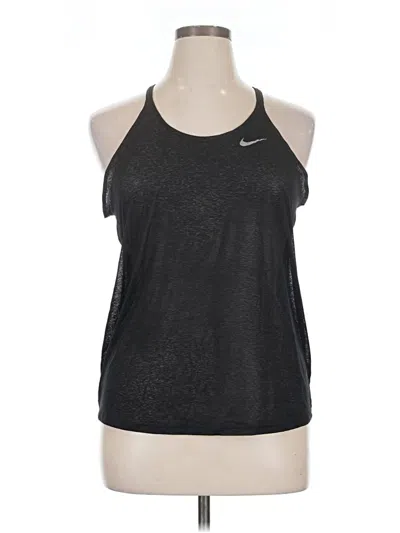 Pre-owned Nike Active Tank Top In Black
