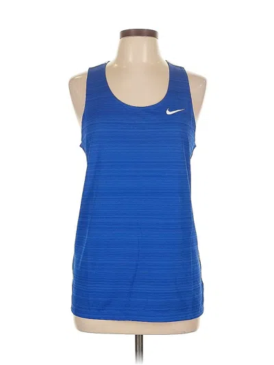 Pre-owned Nike Active Tank Top In Blue