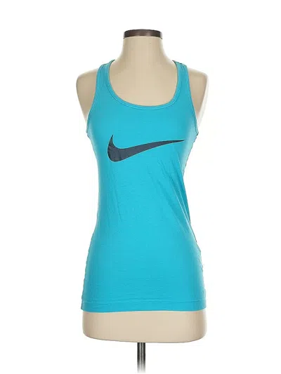 Pre-owned Nike Active Tank Top In Blue
