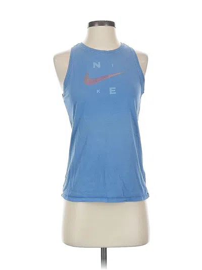 Pre-owned Nike Active Tank Top In Blue
