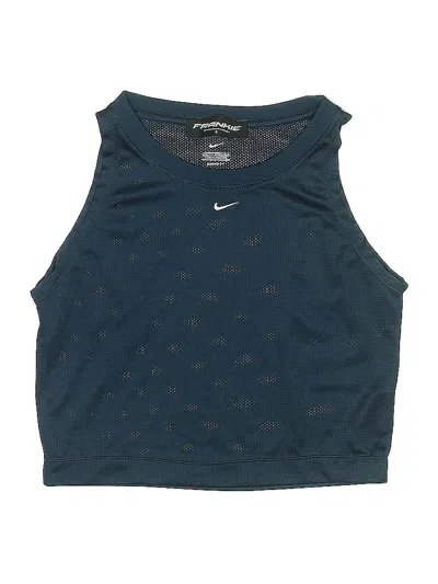 Pre-owned Nike Kids' Active Tank Top In Blue