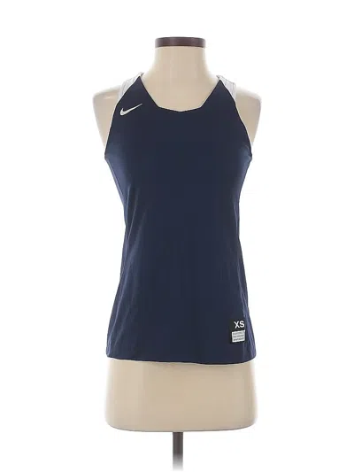 Pre-owned Nike Active Tank Top In Blue