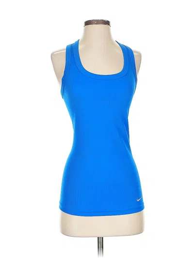 Pre-owned Nike Active Tank Top In Blue