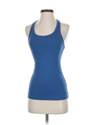 Pre-owned Nike Active Tank Top In Blue