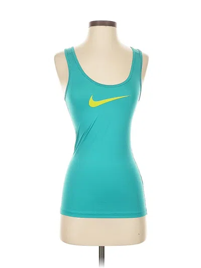 Pre-owned Nike Active Tank Top In Blue