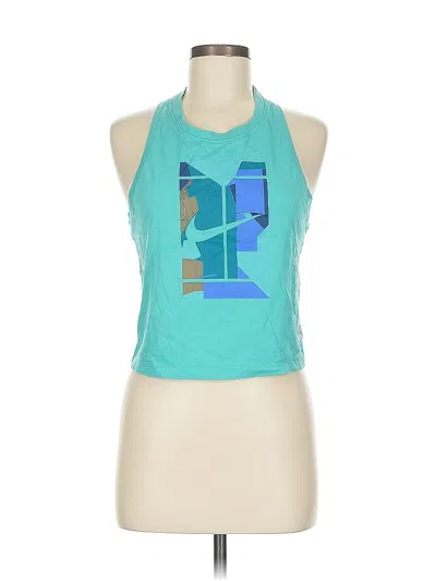 Pre-owned Nike Active Tank Top In Blue