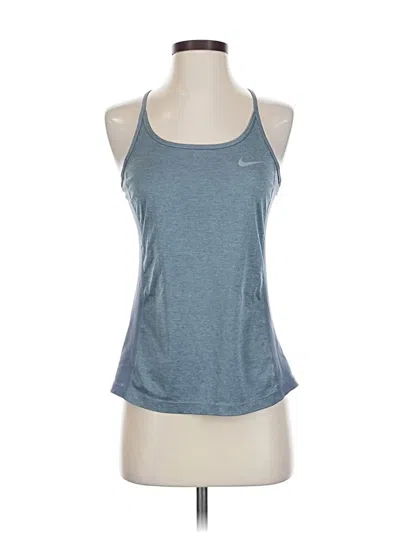 Pre-owned Nike Active Tank Top In Blue