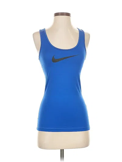 Pre-owned Nike Active Tank Top In Blue