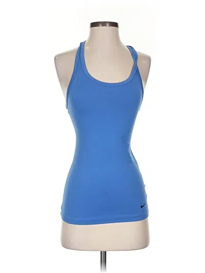 Pre-owned Nike Active Tank Top In Blue