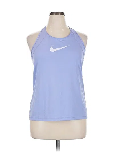 Pre-owned Nike Active Tank Top In Blue