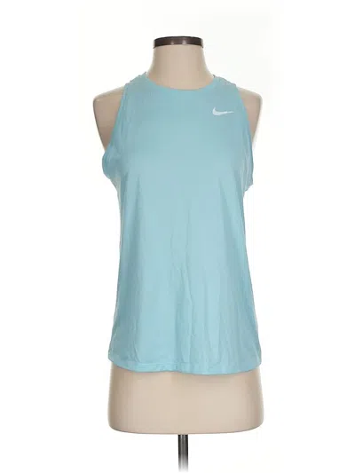 Pre-owned Nike Active Tank Top In Blue