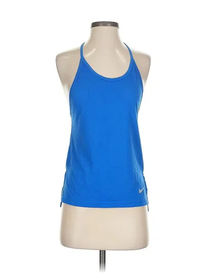 Pre-owned Nike Active Tank Top In Blue