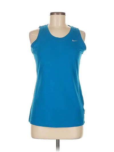 Pre-owned Nike Active Tank Top In Blue