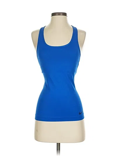 Pre-owned Nike Active Tank Top In Blue