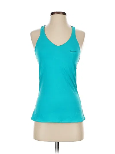 Pre-owned Nike Active Tank Top In Blue